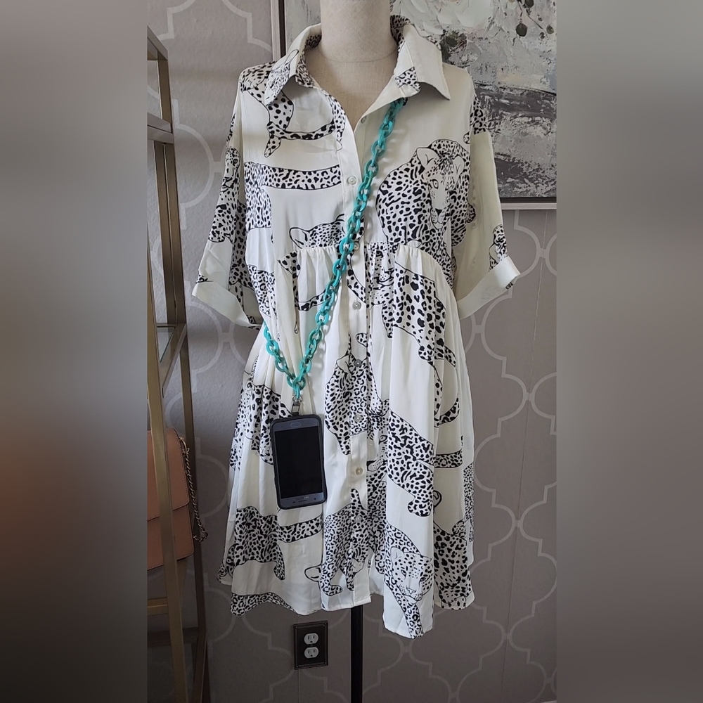Cellphone Chain Strap Turquoise